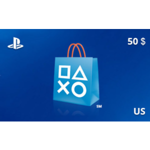 Подарочная карта PlayStation Network 50 долл. US