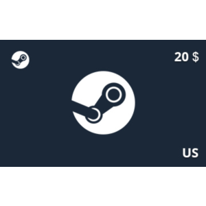 Подарочная карта Steam 20 долл. US-регион