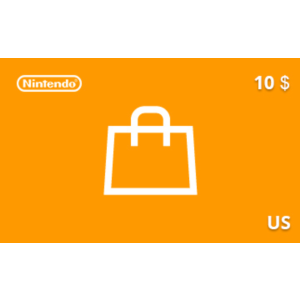 Подарочная карта Nintendo eShop 10 долл. US-регион