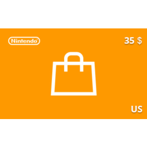 Подарочная карта Nintendo eShop 35 долл. US-регион
