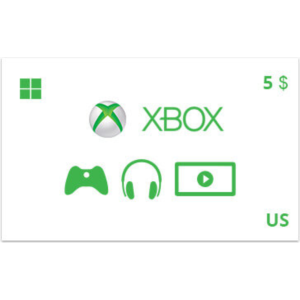 Подарочная карта Xbox 5 долл. US-регион