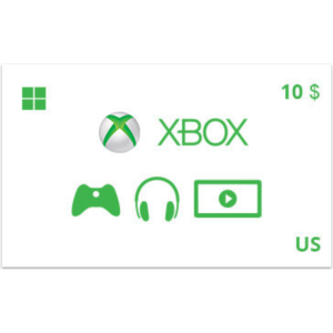 Подарочная карта Xbox 10 долл. US-регион