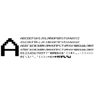 Полный набор 4 шрифтов ККМ МЕРКУРИЙ-114.1-ТОРНАДО(ttf)