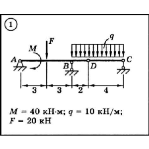 Диевский В.А. - Решение задачи Д4 вариант 1 задание 1
