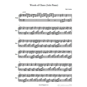 Rob Costlow - True Gemini notes for piano