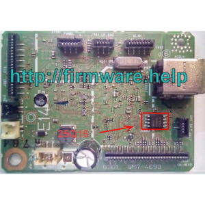 Canon MG3040 дамп 25Q16 + 25L64 для сброса  памперса