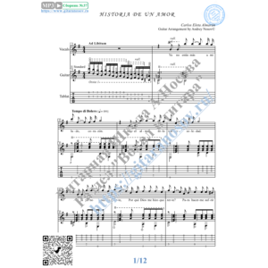 Historia De Un Amor (Вокал Гитара Ноты Табы)