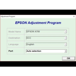 Adjustment Program Epson A700 (Сброс памперса)