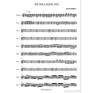 David Garrett-we-will-rock-you violin