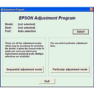 Adjustment program Epson L810/L850