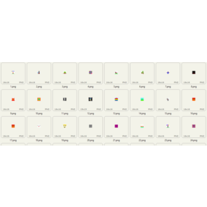 86 иконок нарисованные ребенком 6 лет