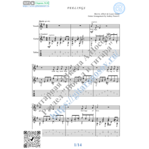 Feelings (Вокал Гитара Ноты Табы)