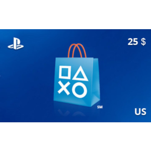 Подарочная карта PlayStation Store 25 долл. US-регион