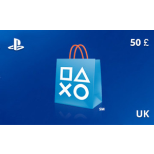 Подарочная карта PlayStation Store 50 фунт. UK-регион