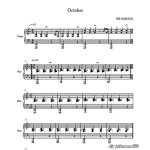 THE HARDKISS - October (live piano version)