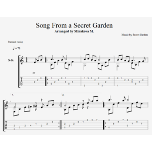 Secret Garden - Song From A Secret Garden