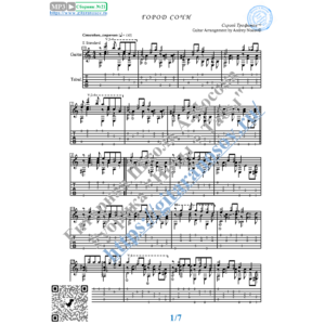 Город Сочи (Ноты и табы для гитары соло)