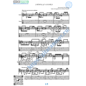 Утиная охота (Ноты и табы для гитары соло)