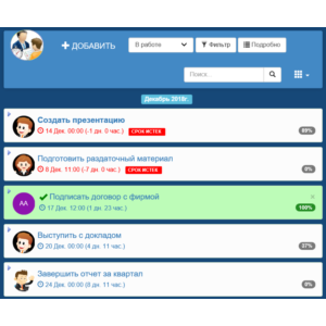 Аскиз-Web-Business (контроль задач, поручений...)