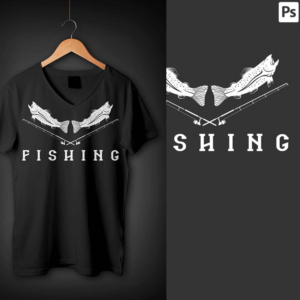 Рыбалка - Принт для печати на футболке