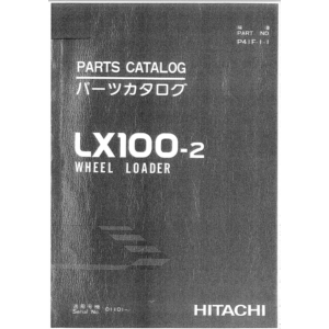 Hitachi LX100-2 Parts Catalog