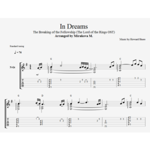 In Dreams - Властелин колец