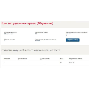 Конституционное право Синергия ответы на тест