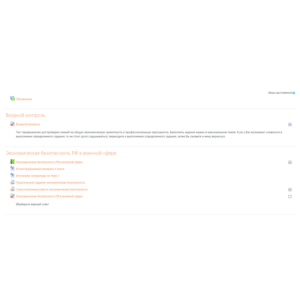 1.Тест входного контроля ДПП для финансистов