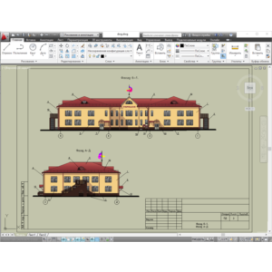 Проект детского сада в части архитектурно-строительных