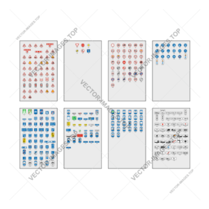 Дорожные знаки Украины 2019, Векторное изображение