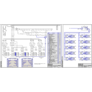 Схема снижения скорости моста крана в краевой зоне цеха