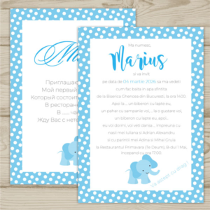 Приглашение на крестины №0013
