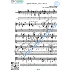 Гранитный камушек (Ноты и табы для гитары соло)