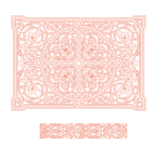 Вектора филенки, столб для ЧПУ