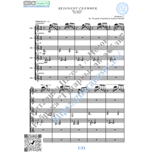 Resonant Chamber (Ноты для 6-ти гитар)