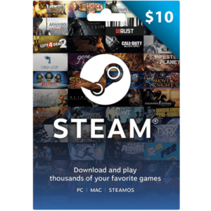 STEAM WALLET GIFT CARD 10$ USD + ТУРЦИЯ / АРГЕНТИНА 🎁