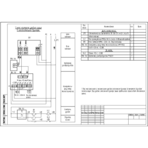 Принципиальная схема контроля уровня вещества в бункере