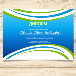 Макет Диплома  в Ворде №51