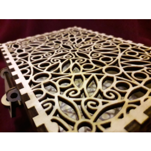 Узорная шкатулка DXF CDR, файлы для лазерной резки