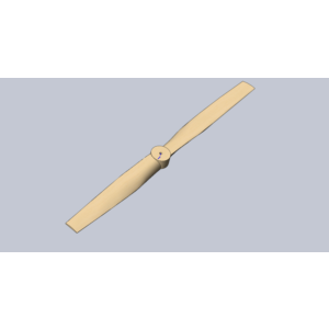 Воздушный винт тяговый для аэросаней в STL формате.