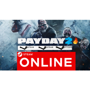 ⭐️ STEAM PAYDAY 2 ОНЛАЙН (Region Free)  (Пей дей 2)