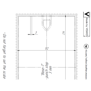 Кошелек для водителя. Выкройка.