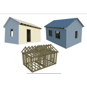 Проект сборки каркасного дома для дачи площадью 20 кв.м
