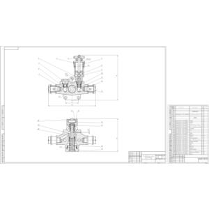 Чертеж Топливоподкачивающий насос двигателя ЯМЗ-236