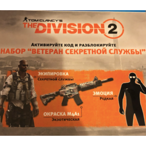 Division 2 Набор Ветеран Секретной службы PS4 PSN KEY