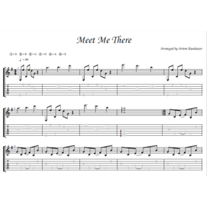 Meet Me There - фингерстайл гитара + табы