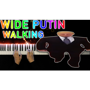 Wide Putin Walking
