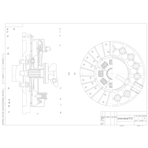 Чертеж сцепления трактора МТЗ-82