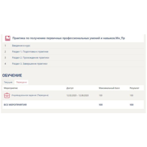 Практика Синергия Менеджмент (Предпринимательство)