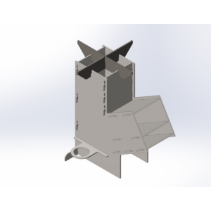 Сборная ракета печь.